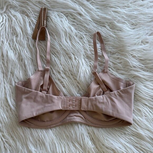 Skims Fits Everybody Unlined Demi Bra Mica Size 32DD - Picture 5 of 7